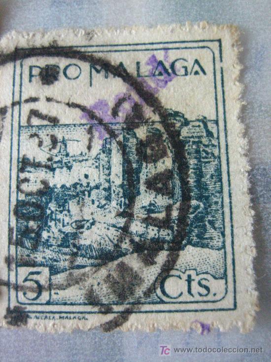 Sellos: Sello Pro M&aacute;laga, 5 cts - Foto 1