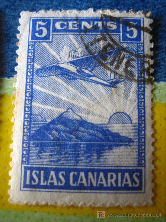 Sellos: Sello Islas Canarias, 5 cts - Foto 1