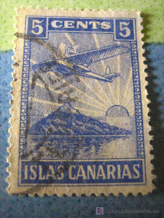 Sellos: Sello Islas Canarias, 5 cts - Foto 1