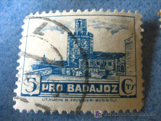Sellos: Sello Pro Badajoz, 5 cts - Foto 1