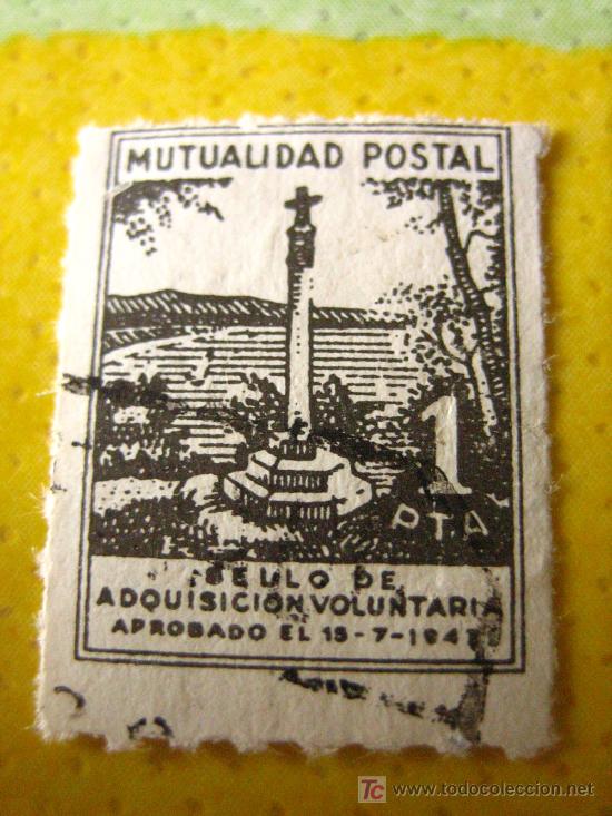 Sellos: Sello Mutualidad Postal, 1 pta - Foto 1