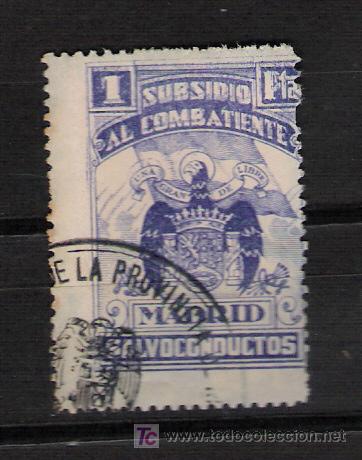Sellos: GC MADRID Subsidio al Combatiente - Foto 1