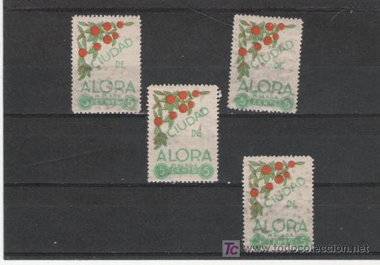 Sellos: CIUDAD DE ALORA    MALAGA  LOTE - Foto 1