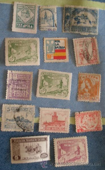Sellos: Lote de vi&ntilde;etas variadas - Foto 1