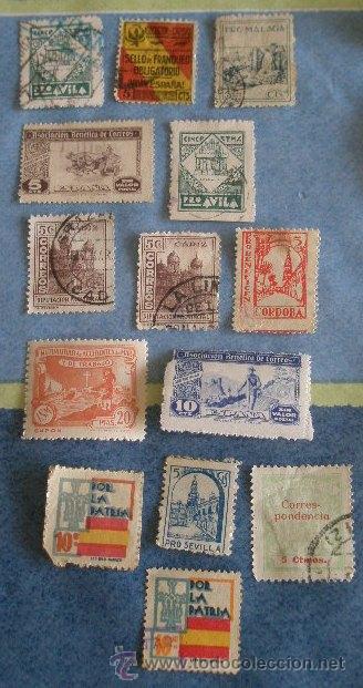 Sellos: Lote de vi&ntilde;etas variadas - Foto 1