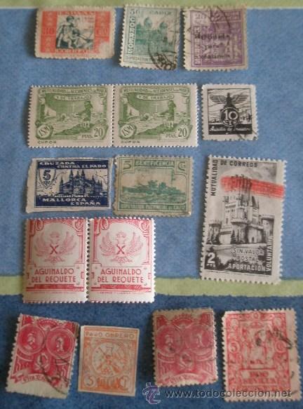 Sellos: Lote de vi&ntilde;etas variadas - Foto 1