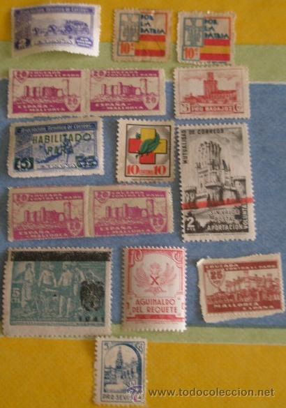 Sellos: Lote de vi&ntilde;etas variadas - Foto 1