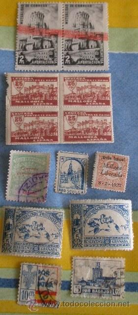 Sellos: Lote de vi&ntilde;etas variadas - Foto 1