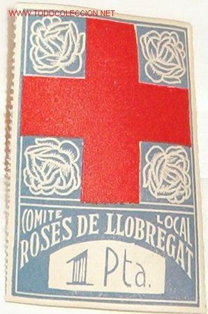 Sellos: Roses de Llobregat. Comit&eacute; local, 1 pts - Foto 1