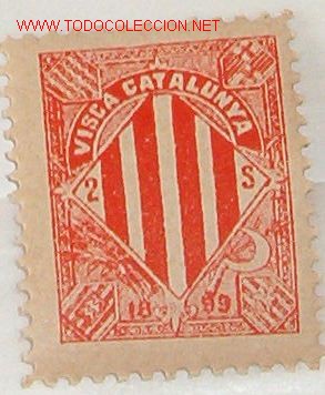 Sellos: Visca Catalunya, 1899 - Foto 1