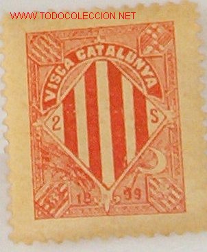 Sellos: Visca Catalunya, 1899 - Foto 1