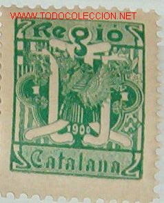 Sellos: Regi&oacute; Catalana, 1900 - Foto 1
