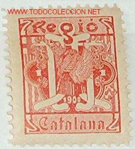Sellos: Regi&oacute; Catalana, 1900 - Foto 1