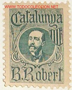 Sellos: Catalunya, B. Robert - Foto 1