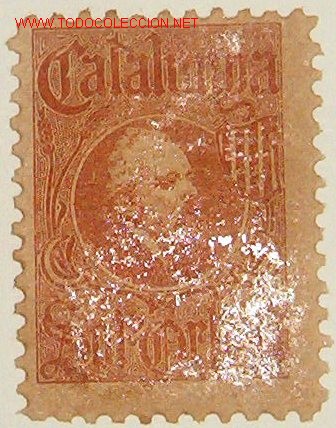 Sellos: Catalunya. Sol y Ortega. - Foto 1
