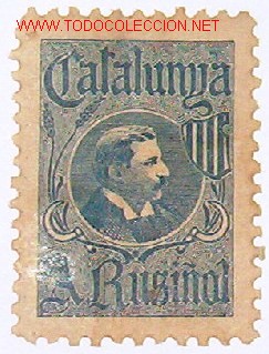 Sellos: Catalunya. A. Rusi&ntilde;ol. - Foto 1