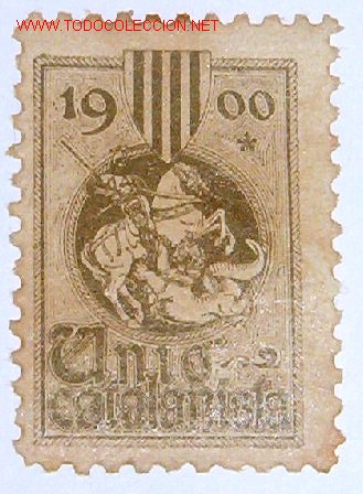 Sellos: Uni&oacute; Catalanista 1900. - Foto 1