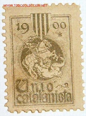 Sellos: Uni&oacute; Catalanista 1900. - Foto 1