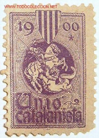 Sellos: Uni&oacute; Catalanista 1900. - Foto 1