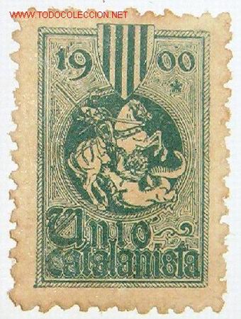 Sellos: Uni&oacute; Catalanista 1900. - Foto 1