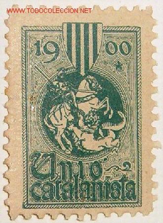 Sellos: Uni&oacute; Catalanista 1900. - Foto 1