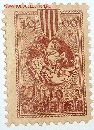 Sellos: Uni&oacute; Catalanista 1900. - Foto 1
