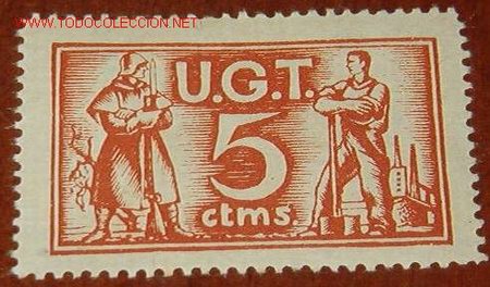 Sellos: UGT, 5 cts - Foto 1