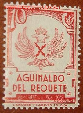 Sellos: Aguinaldo del requet&eacute;, 10 cts. - Foto 1