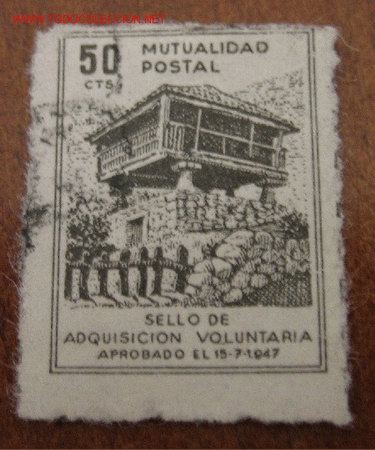 Sellos: Mutualidad postal, 50 cts - Foto 1