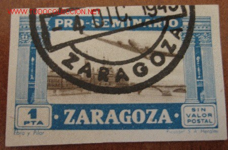 Sellos: Proseminario Zaragoza 1 pta - Foto 1