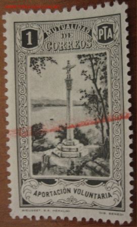 Sellos: Mutualidad de Correos, 1 pta - Foto 1