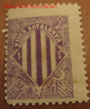 Sellos: Visca Catalunya 1899   15 - Foto 1