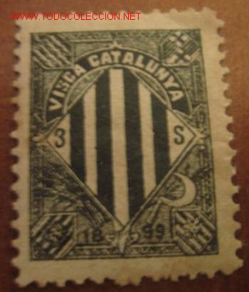 Sellos: Visca Catalunya 1899   35 - Foto 1