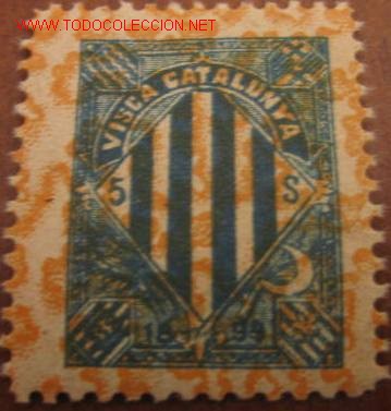 Sellos: Visca Catalunya 1899 55 - Foto 1