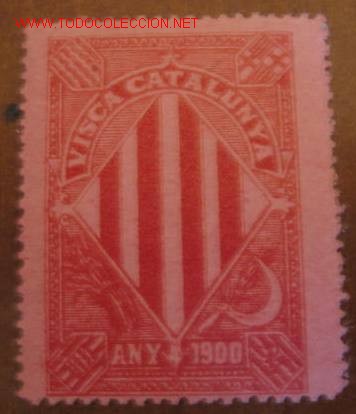 Sellos: Visca Catalunya, any 1900 - Foto 1