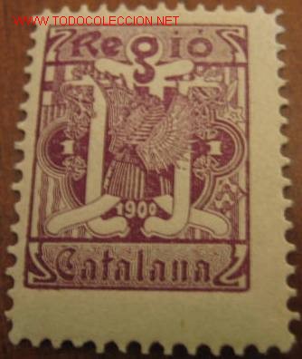 Sellos: Regi&oacute; Catalana 1900 - Foto 1