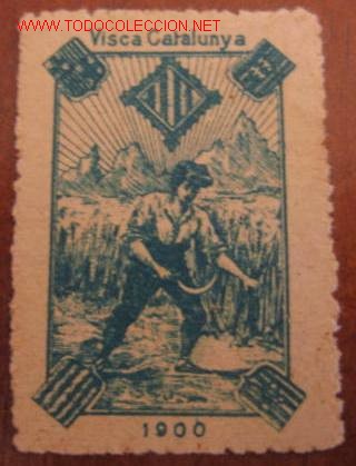 Sellos: Visca Catalunya, any 1900 - Foto 1