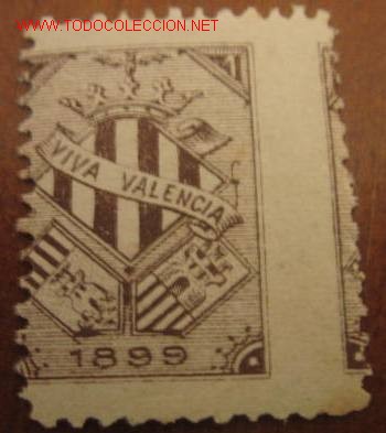 Sellos: Viva Valencia 1899 - Foto 1