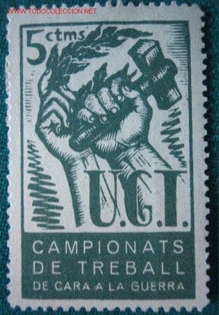 Sellos: UGT, 5 cts. - Foto 1