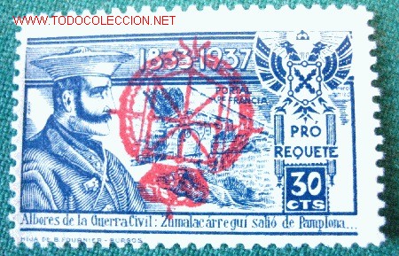 Sellos: Pr&oacute; - requet&eacute;, 30 cts. - Foto 1