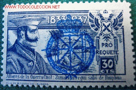 Sellos: Pr&oacute; - requet&eacute;, 30 cts. - Foto 1