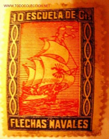 Sellos: Escuelas de flechas navales, 10 cts. - Foto 1
