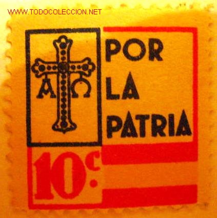 Sellos: Por la Patria 10 c. - Foto 1
