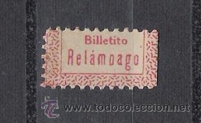 Sellos: 0023 BILLETITO RELAMPAGO  0023 - Foto 1