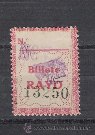 Sellos: 0023 BILLETE RAYO 0023 - Foto 1