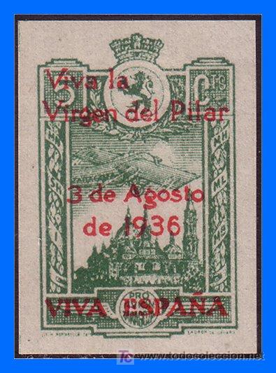 Briefmarken: GUERRA CIVIL ZARAGOZA FESOFI N&ordm; 7s * * LUJO