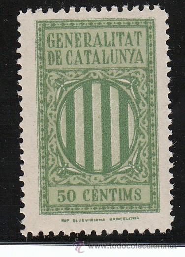Sellos: GENERALITAT DE CATALUNYA. 50 CTS. - Foto 1