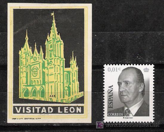 Sellos: 0046  Publicidad  VISITAD LEON - Foto 1