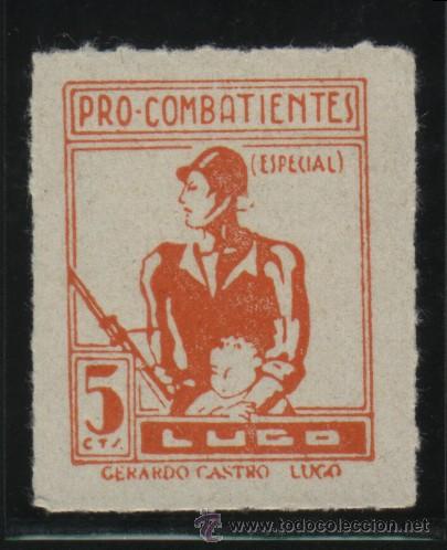Sellos: S-1224- LUGO. PRO COMBATIENTES. - Foto 1