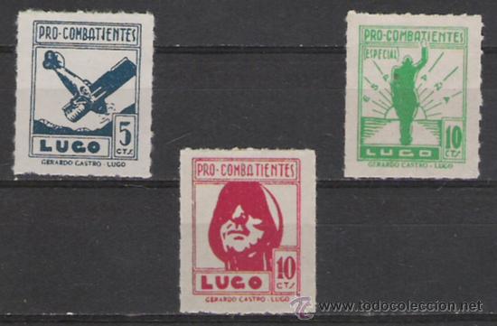 Sellos: SERIE DE PRO COMBATIENTES DE LUGO - Foto 1
